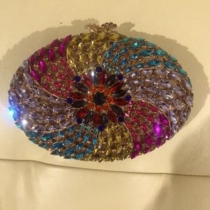 Crystal Embellished  clutch